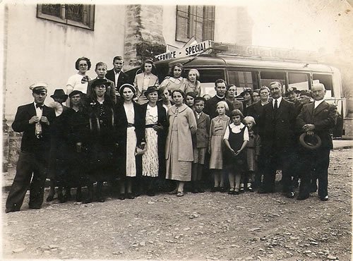 Excursion à Silly-sur-Nied en 1935 - Photos d'autrefois à Silly-sur-Nied