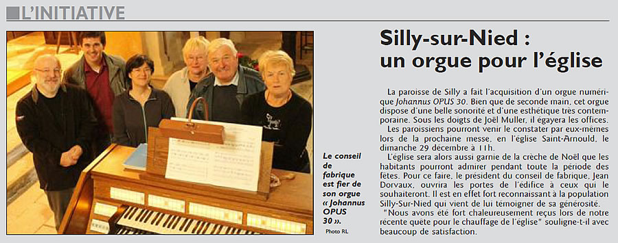 RL 2013 12 09 Un orgue pour l eglise