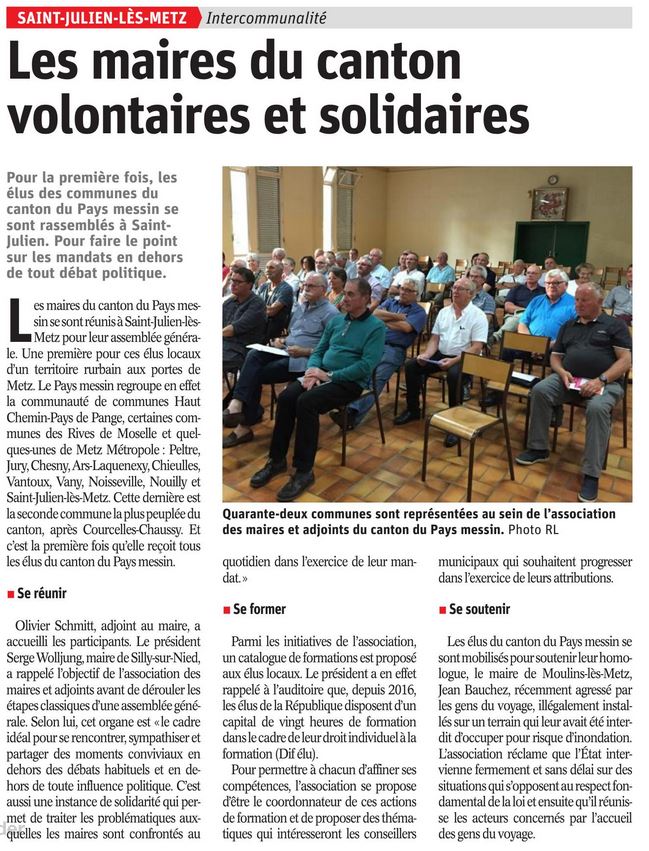 RL 2018 07 14 Les maires du canton solidaires