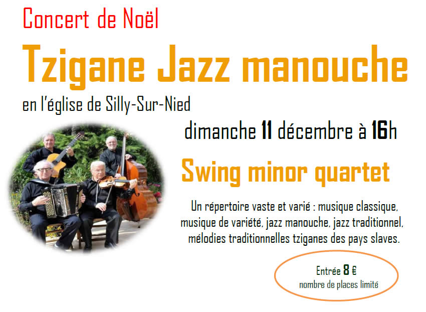Concert Jazz manouche Noel 2016