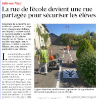 RL 24.09.2025 : La rue de l'école devient une rue partagée pour sécuriser les élèves