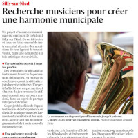 RL 04.01.2026 : Recherche musiciens pour créer une harmonie municipale